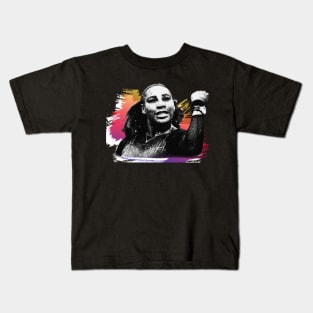 serena williams//scratch paint Kids T-Shirt